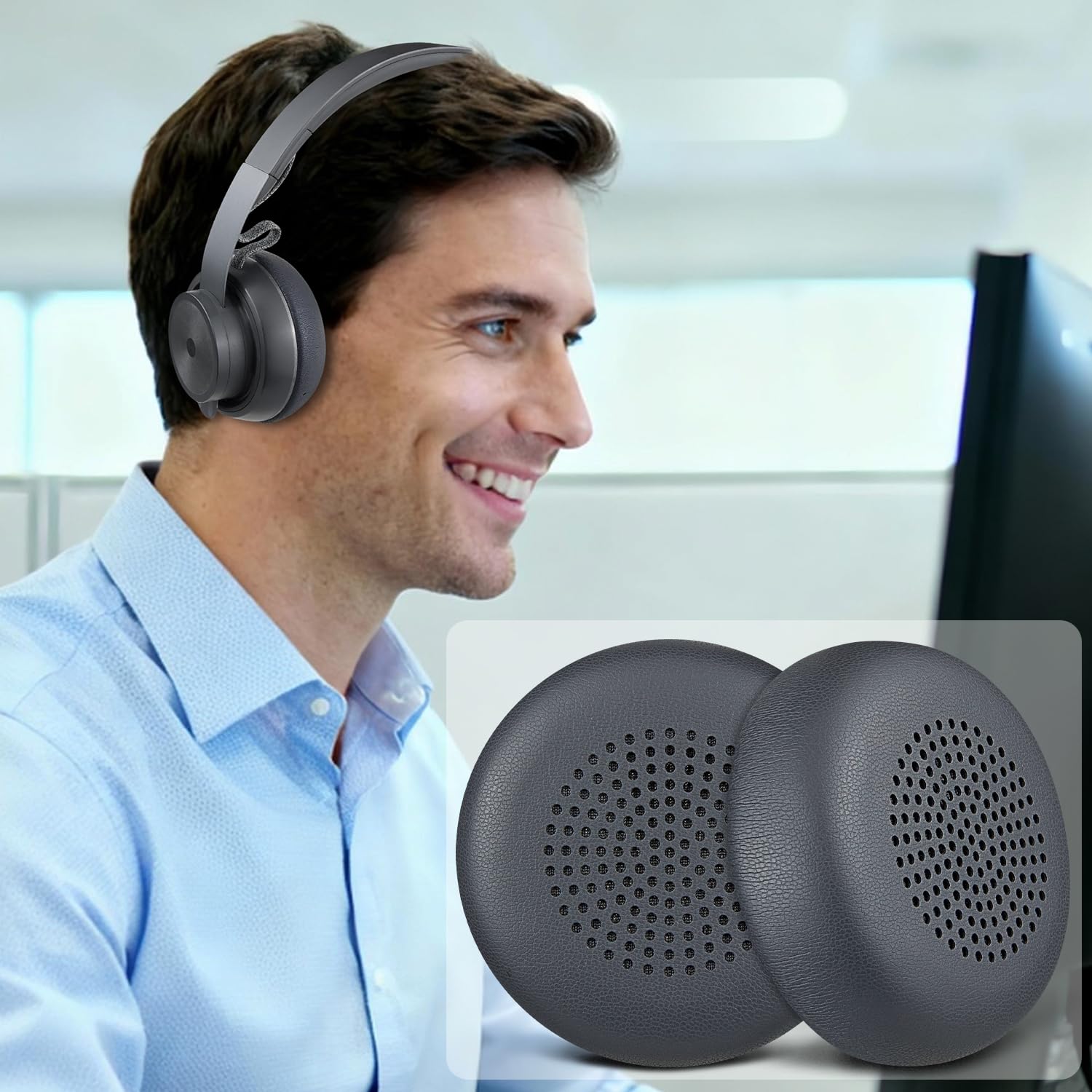 Amazon | SOULWIT イヤーパッド イヤークッション for Logicool Zone